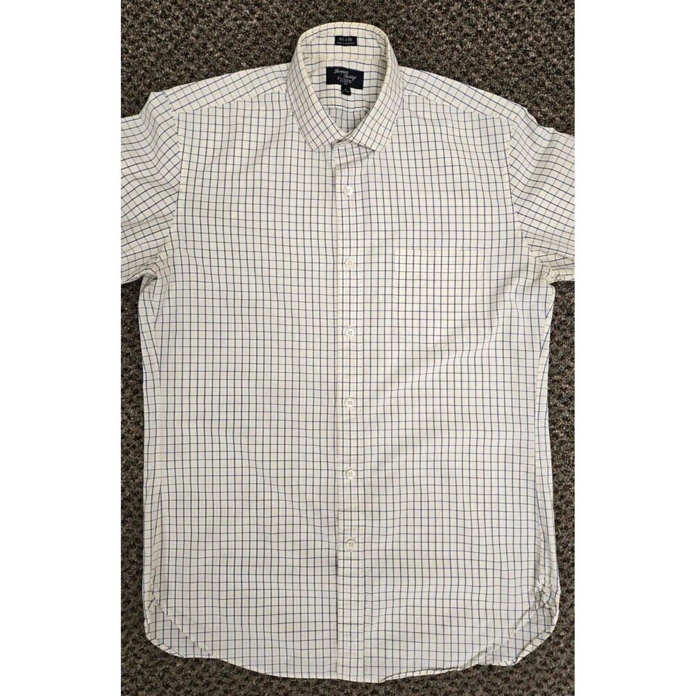 J.Crew Thompson Button Down Shirt Long Sleeve White (Men's Medium)